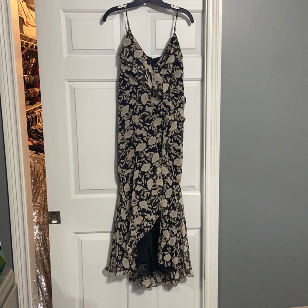 Exoress floral high low dress